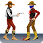 Western Cowboy Gun Fight