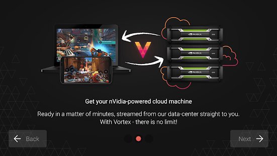 Скриншот Vortex Cloud Gaming