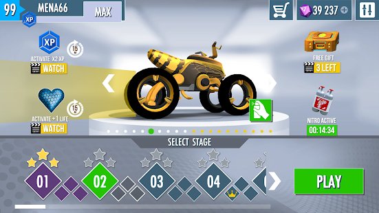Скриншот Gravity Rider Zero