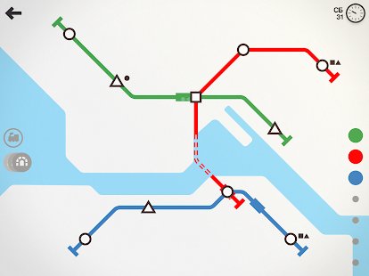Скриншот Mini Metro