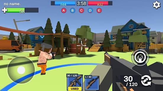 Скриншот Battle Gun 3D - Pixel Block Fight