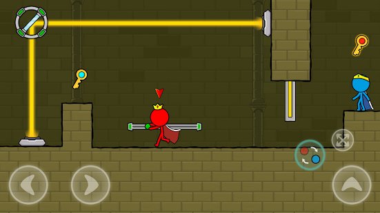 Скриншот Red and Blue Stickman: Animation Parkour