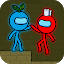 Red and Blue Stickman: Animation Parkour